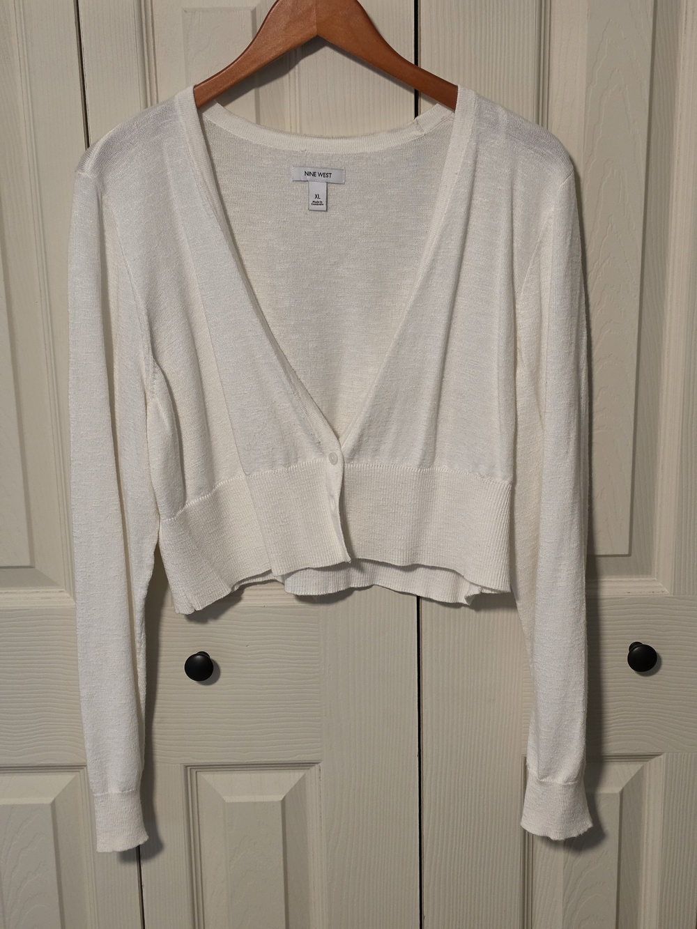Nine West Cropped Cardigan